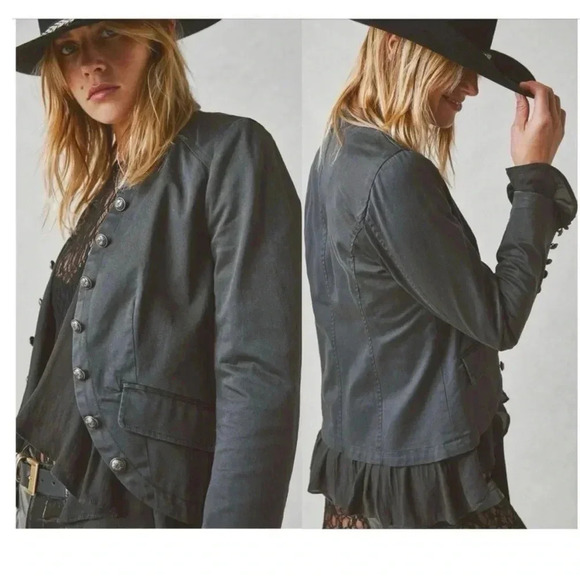 Free People Ruffles Romance Jacket XS - Picture 1 of 7